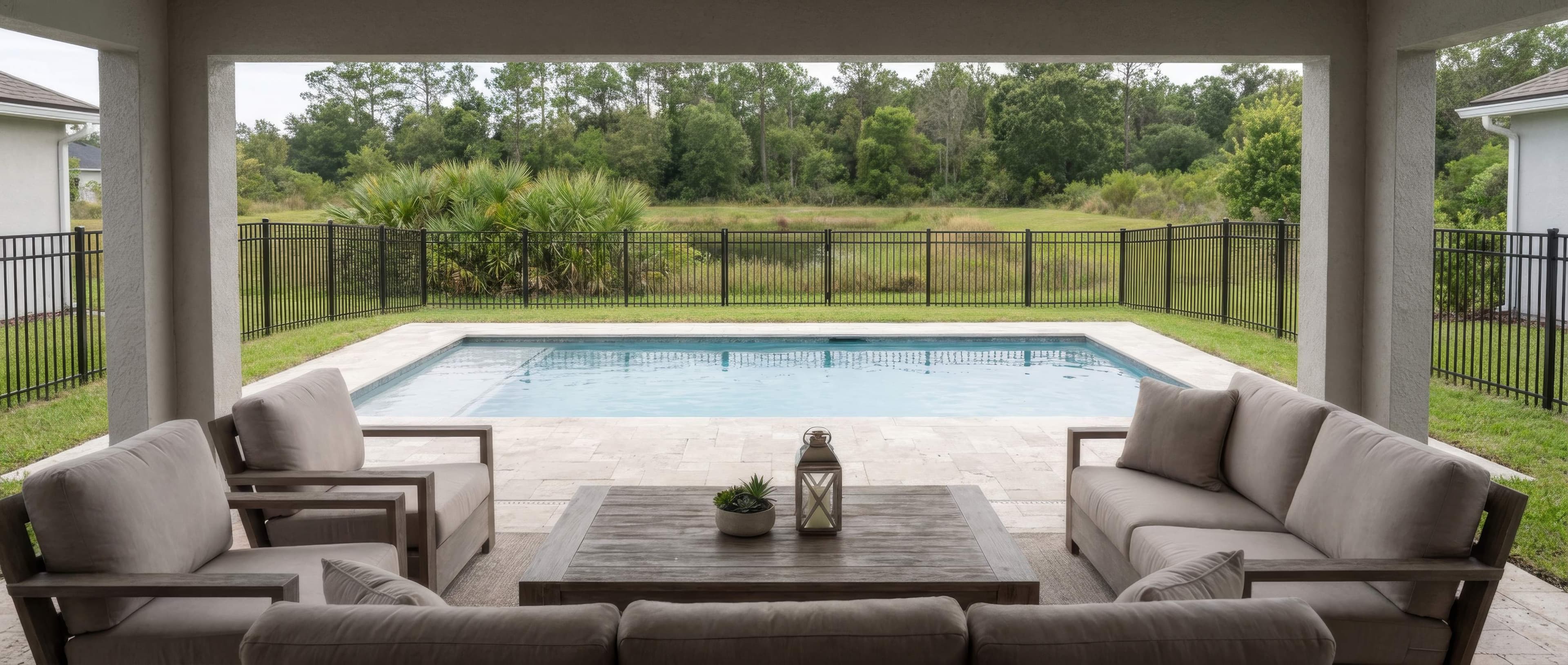 Aluminum Fence installation by ASAP Fence & Gates in Florida