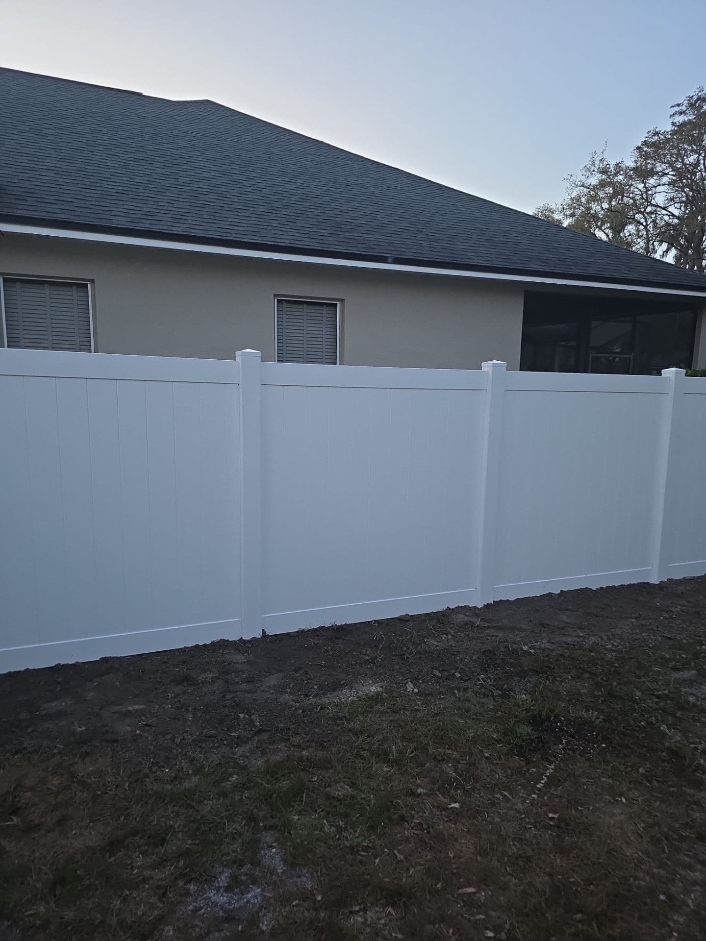 Vinyl Fence installation by ASAP Fence & Gates in Florida