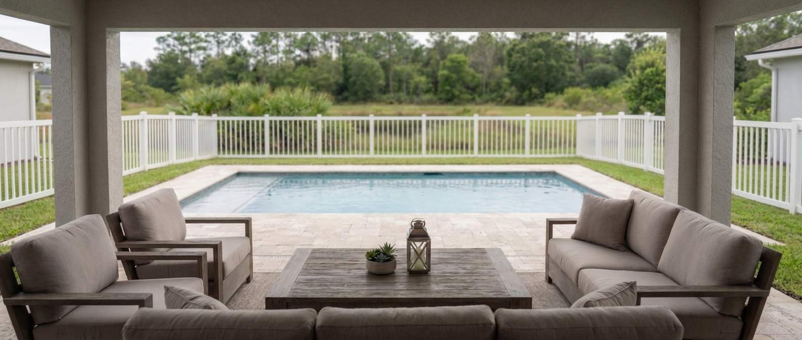 Vinyl Fence installation by ASAP Fence & Gates in Florida