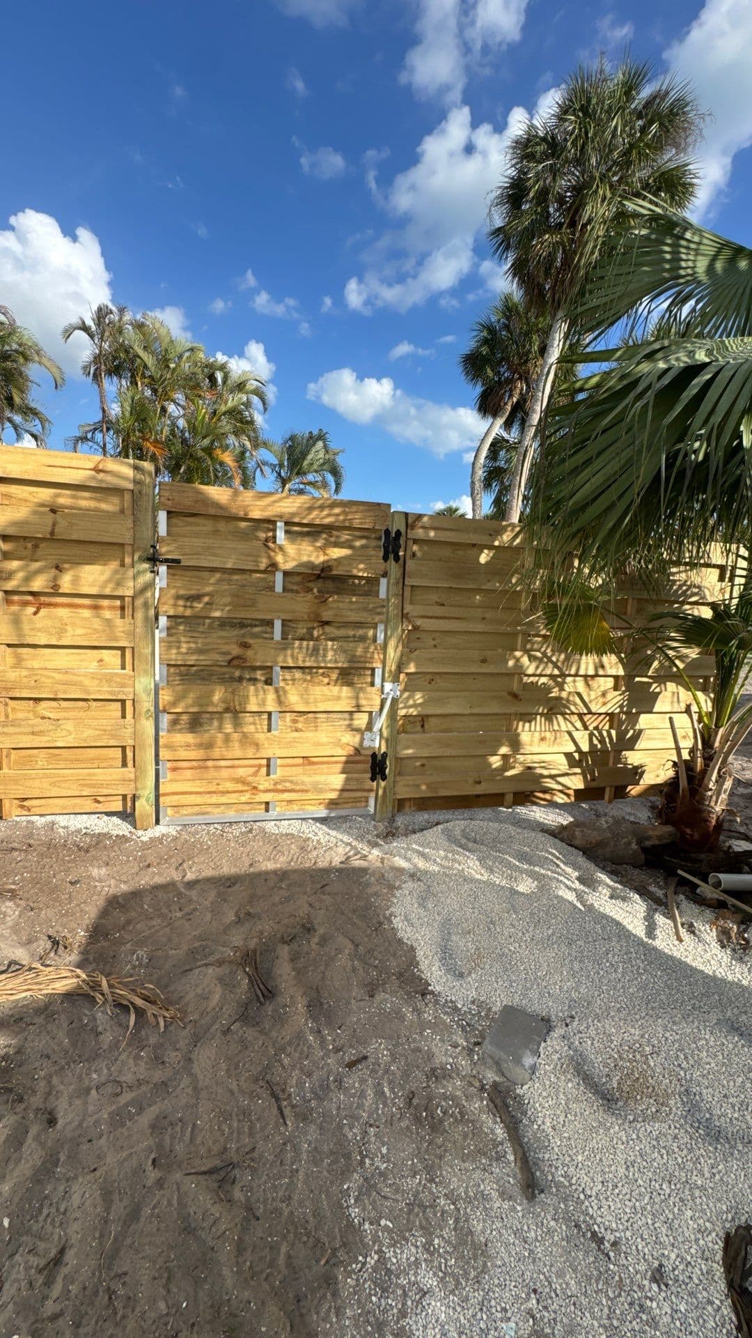 Wood Fence installation by ASAP Fence & Gates in Florida